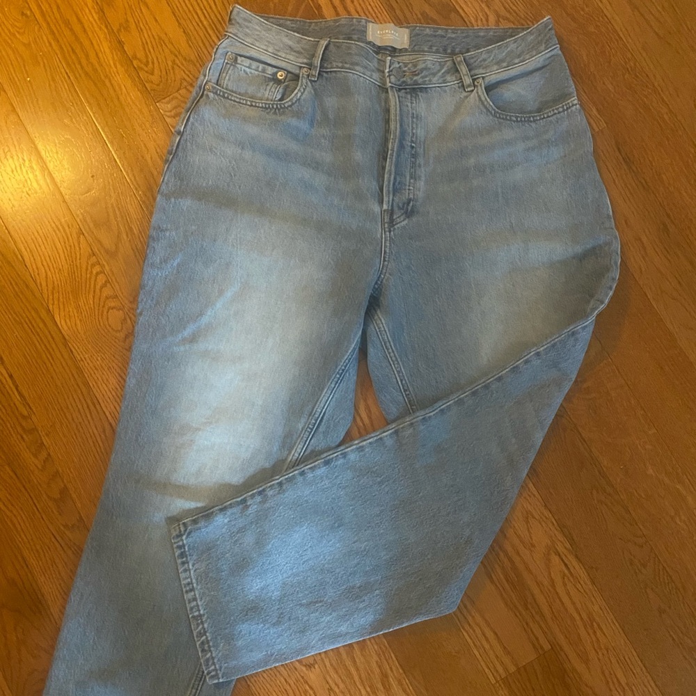 EVERLANE Curvy 90s Cheeky Straight (Light Blue)